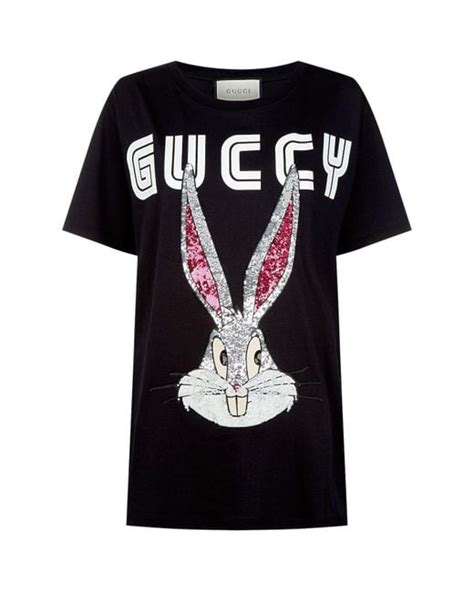 maglietta gucci con bunny|maglieria gucci donna.